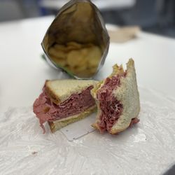 Frank's Meat & Produce - Cornbeef on rye with spicy mustard