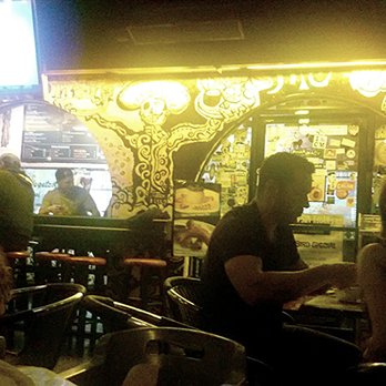 Taco Mesa - patio after dark - Mexican Near Me - Costa Mesa, California