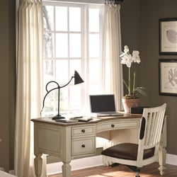 Schneiderman's Furniture - Schneidermans Furniture Office - Cream Finish