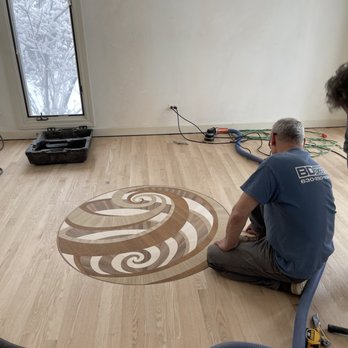 BD Hardwood Floors - Installing Medallion. - Flooring Near Me