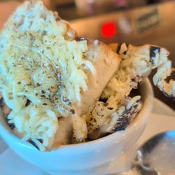 The Unicorn Tavern - Belgian Onion Soup (the soup is under there... somewhere)