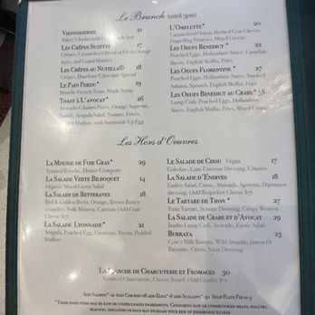 Le Bilboquet - Menu - French Near Me - Denver, Colorado