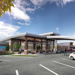 Gothenburg Health - Rendering of new front entry.
