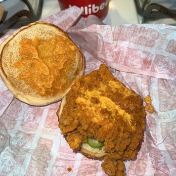 Jollibee - Spicy Chicken Sandwich - Chicken Shop Near Me - Jamaica, New York