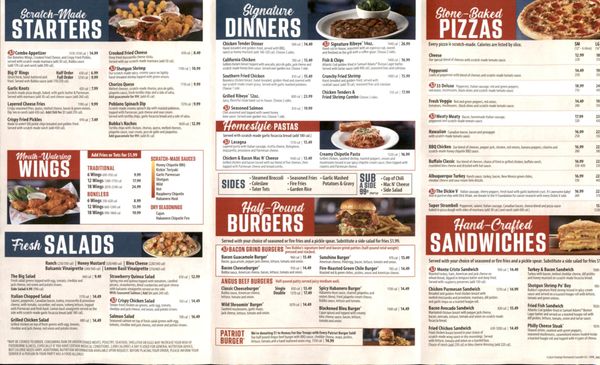 Menu photo 7 Bubba's 33 Albuquerque, NM