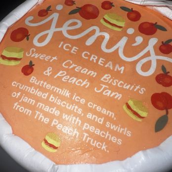Jeni's Splendid Ice Creams - Sweet Cream Biscuits & Peach Jam Pint - Ice Cream & Frozen Yogurt Near Me - Chicago, Illinois