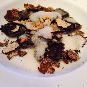 Boulevard - Truffle mushroom ravioli appetizer - New American Near Me - San Francisco, California