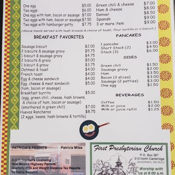 Toby's Place - the breakfast menu - American Near Me - Hagerman, New Mexico Toby's Place - the breakfast menu - American Near Me - Hagerman, New Mexico