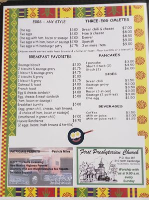 Menu photo 1 Toby's Place Hagerman, NM Menu photo 1 Toby's Place Hagerman, NM