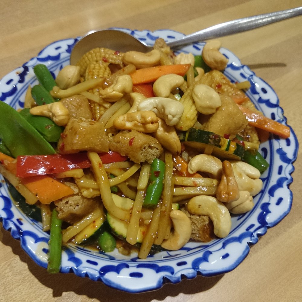 Charmed by Hanuman Thai - Gordon - Chilli jam and tofu stir-fry. - Thai Near Me - Gordon, NSW Charmed by Hanuman Thai - Gordon - Chilli jam and tofu stir-fry. - Thai Near Me - Gordon, NSW