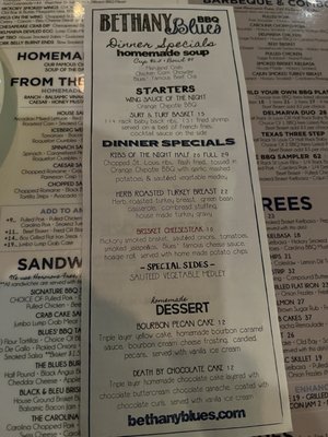 Menu photo 8 Bethany Blues BBQ Pit Bethany Beach, DE