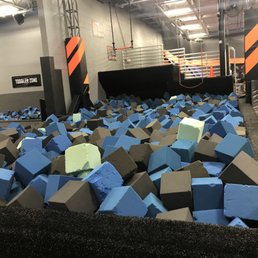 Inside of Skyzone Inside of Skyzone