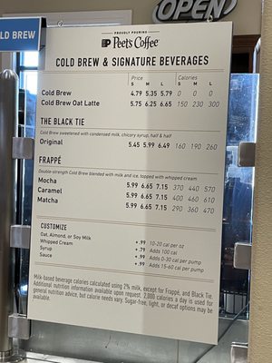 Menu photo 4 Peets Coffee Yermo, CA Menu photo 4 Peets Coffee Yermo, CA