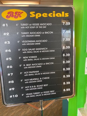 Menu photo 3 BK Subs Loma Linda, CA Menu photo 3 BK Subs Loma Linda, CA