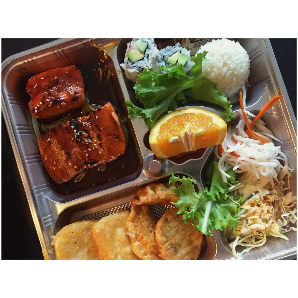 Korea Garden - Salmon teriyaki bento box - Korean Near Me - Blue Bell, Pennsylvania
