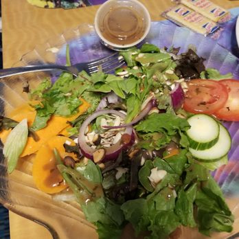 Breezeway Restaurant - My $8 salad. Don't let looks fool you, the layer of lettuce was very thin. It was probably $1 worth of ingredients and effort. - Seafood Near Me - Topsail Beach, North Carolina Breezeway Restaurant - My $8 salad. Don't let looks fool you, the layer of lettuce was very thin. It was probably $1 worth of ingredients and effort. - Seafood Near Me - Topsail Beach, North Carolina