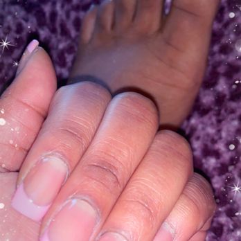 Sexy Nails & Spa - Gel French mani with pink tip and deluxe pedicure - Nail Salons Near Me - Chicago, Illinois Sexy Nails & Spa - Gel French mani with pink tip and deluxe pedicure - Nail Salons Near Me - Chicago, Illinois