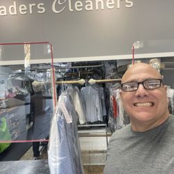 Meaders Cleaners - Me picking up my shirts