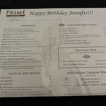 Prime Cincinnati - Menu - Steakhouses Near Me - Cincinnati, Ohio Prime Cincinnati - Menu - Steakhouses Near Me - Cincinnati, Ohio