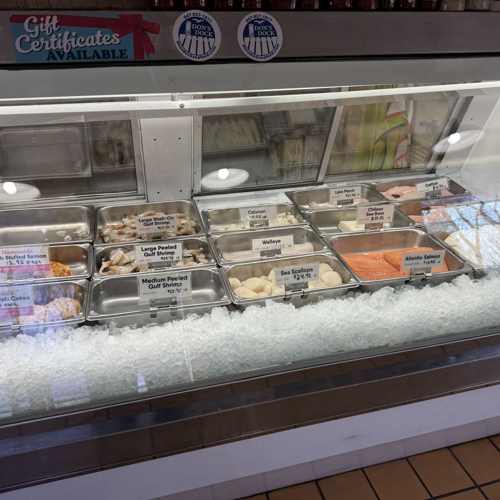 Don's Dock Seafood - Product display. - Seafood Markets Near Me - Des Plaines, Illinois Don's Dock Seafood - Product display. - Seafood Markets Near Me - Des Plaines, Illinois