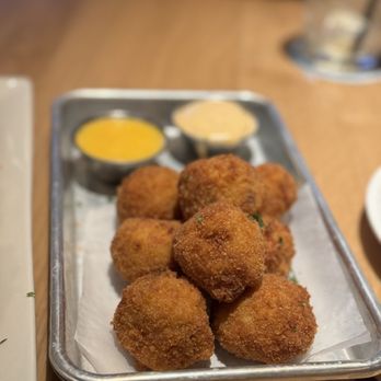 BJ's Restaurant & Brewhouse - Mac-n-Cheese balls were tasty! - Brewpubs Near Me - Rochester, New York BJ's Restaurant & Brewhouse - Mac-n-Cheese balls were tasty! - Brewpubs Near Me - Rochester, New York
