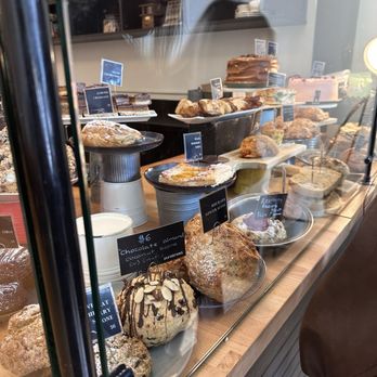 Purebread - display case are impeccably organized, showcasing the baked goods like works of art - Bakeries Near Me - Vancouver, British Columbia