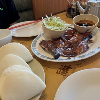 Ho Ho Chinese BBQ - 1/2 Bejing Duck, Steamed Bun (5) - Barbeque Near Me - Austin, Texas Ho Ho Chinese BBQ - 1/2 Bejing Duck, Steamed Bun (5) - Barbeque Near Me - Austin, Texas