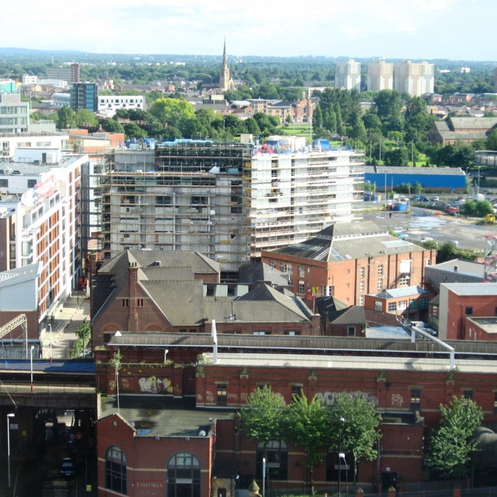 Hilton Manchester Deansgate - View over Deansgate Railway Station and south Manchester. - Hotels Near Me - Manchester, XGM Hilton Manchester Deansgate - View over Deansgate Railway Station and south Manchester. - Hotels Near Me - Manchester, XGM