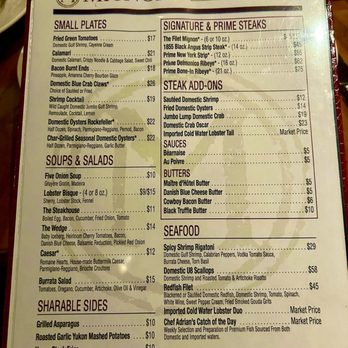 Mignon's Steaks & Seafood - Menu - Steakhouses Near Me - Biloxi, Mississippi Mignon's Steaks & Seafood - Menu - Steakhouses Near Me - Biloxi, Mississippi