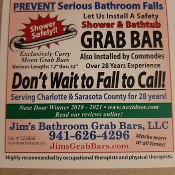 Jim's Bathroom Grab Bars - Handyman Near Me - Placida, Florida Jim's Bathroom Grab Bars - Handyman Near Me - Placida, Florida
