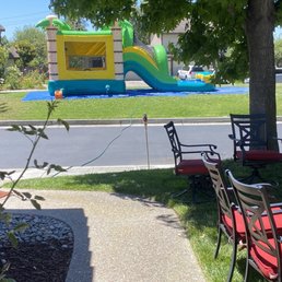 Combo jumper/waterslide