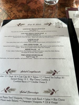 Menu photo 6 Pine Lodge Steakhouse McHenry, MD