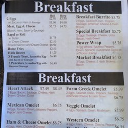 Mt. Kisco Farm and Oriental Grocery - Breakfast Menu