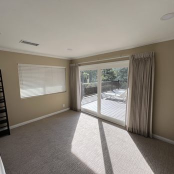 Rick Caty's Custom Drapery Services - 2" horizontal blind next to custom drapery - Shades & Blinds Near Me - Fallbrook, California Rick Caty's Custom Drapery Services - 2" horizontal blind next to custom drapery - Shades & Blinds Near Me - Fallbrook, California