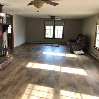 P T Floor Covering - After PT flooring...Mannington Adura flex, dock side sand plank - Flooring Near Me - Woonsocket, Rhode Island