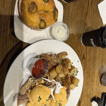 Fonté Café - Seattle - Jalapeño bagel and the kalua pork Benny - Coffee & Tea Near Me - Seattle, Washington Fonté Café - Seattle - Jalapeño bagel and the kalua pork Benny - Coffee & Tea Near Me - Seattle, Washington