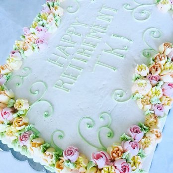 The Cake Fairy - a birthday cake decorated with flowers - Custom Cakes Near Me The Cake Fairy - a birthday cake decorated with flowers - Custom Cakes Near Me