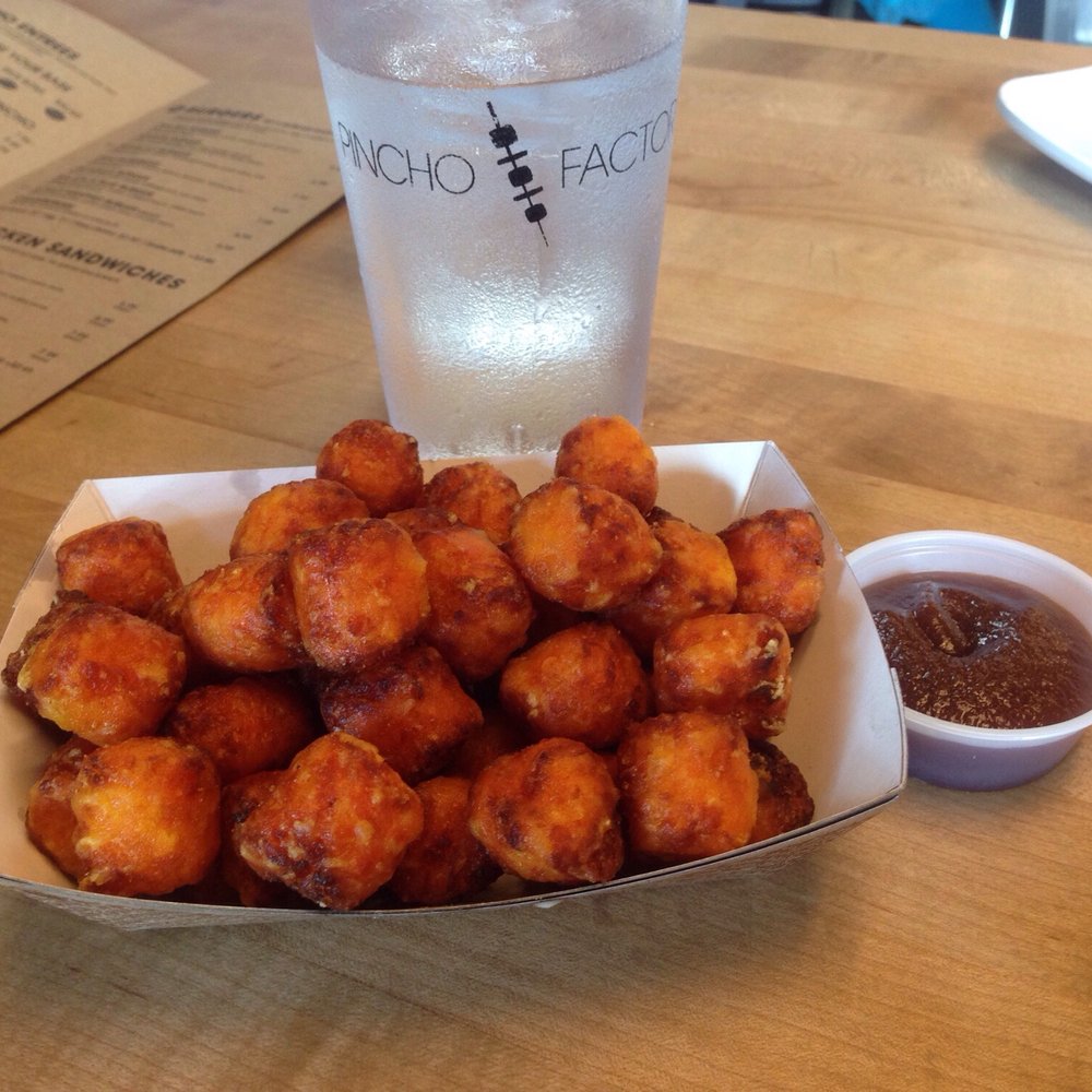 PINCHO - Sweet potato Tots with Apple Butter - Burgers Near Me - Miami, Florida PINCHO - Sweet potato Tots with Apple Butter - Burgers Near Me - Miami, Florida