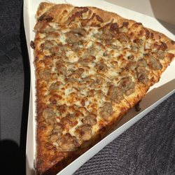 Slice Pizza & Krunchy Chicken - Italian sausage pizza slice