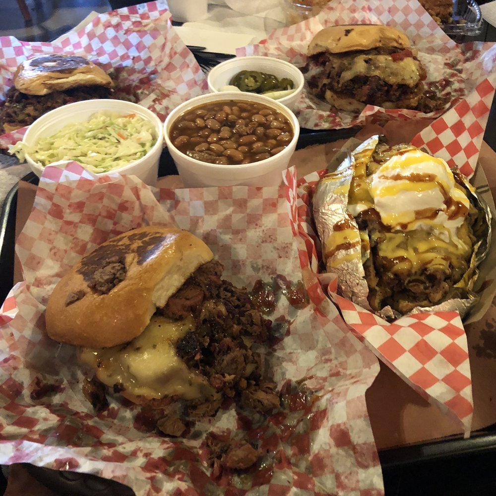 Mad Jack's Mountaintop Barbecue - Brisket sandwiches, pinto beans, coleslaw - Barbeque Near Me - Cloudcroft, New Mexico Mad Jack's Mountaintop Barbecue - Brisket sandwiches, pinto beans, coleslaw - Barbeque Near Me - Cloudcroft, New Mexico