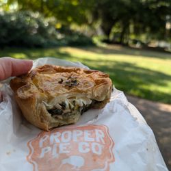 Proper Pie - Chicken, spinach, & artichoke savory pie