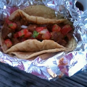 Mellizoz Tacos - Carne guisada taco. - Tex-Mex Near Me - Austin, Texas