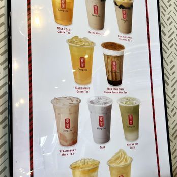 Gong Cha - Top 10 menu items poster - Bubble Tea Near Me - West Hartford, Connecticut Gong Cha - Top 10 menu items poster - Bubble Tea Near Me - West Hartford, Connecticut