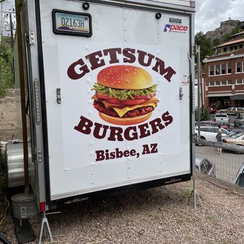 Getsum Burgers - a food truck parked on the side of the road - Burgers Near Me - Bisbee, Arizona Getsum Burgers - a food truck parked on the side of the road - Burgers Near Me - Bisbee, Arizona