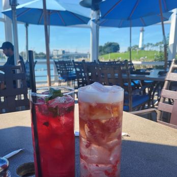 Parkers' Lighthouse - Pomegranate Basil Smash and Raspberry Fizz - Seafood Near Me - Long Beach, California Parkers' Lighthouse - Pomegranate Basil Smash and Raspberry Fizz - Seafood Near Me - Long Beach, California