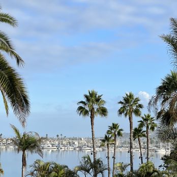 Bahia Resort Hotel - View from hotel main building 'garden view' - San Diego, CA