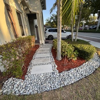 JAAG Multiservices - Step stone design with pebbles required by the customer, beautiful. - Landscaping Near Me - Southwest Ranches , Florida JAAG Multiservices - Step stone design with pebbles required by the customer, beautiful. - Landscaping Near Me - Southwest Ranches , Florida