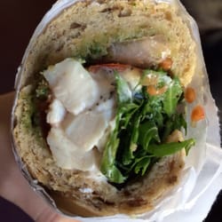 Olives Delicatessen - Chicken pesto w rockets and tomato