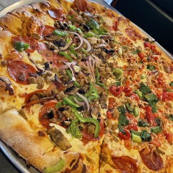 Angelo & Vito's Pizzeria - Half Traditional, Half Mama Mia Pizza - Pizza Near Me - Plano, Texas