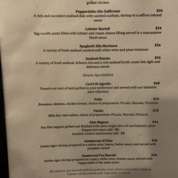 Arturo Ristorante - Menu - Italian Near Me - Sault Ste. Marie, Ontario